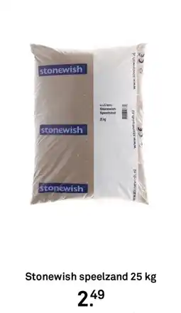 Karwei Stonewish speelzand aanbieding