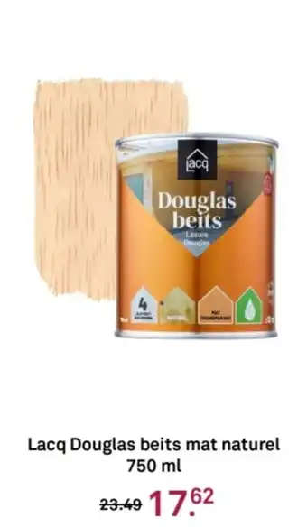 Karwei Lacq Douglas beits mat naturel aanbieding