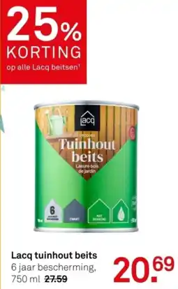 Karwei Lacq tuinhout beits aanbieding