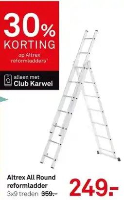 Karwei Altrex All Round reformladder aanbieding