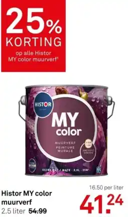 Karwei Histor MY color muurverf aanbieding