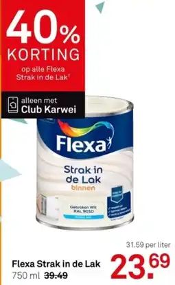 Karwei Flexa Strak in de Lak aanbieding