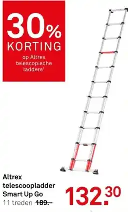 Karwei Altrex telescoopladder Smart Up Go aanbieding