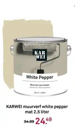 Karwei Karwei muurverf white pepper aanbieding