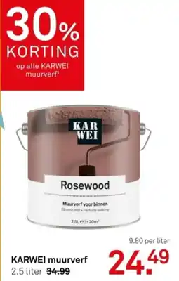 Karwei Karwei muurverf aanbieding