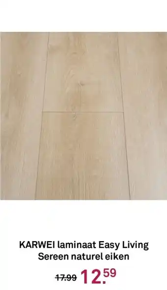 Karwei Karwei laminaat Easy Living Sereen naturel eiken aanbieding
