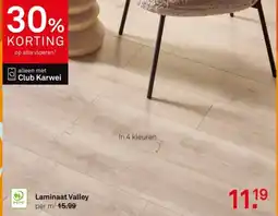 Karwei Laminaat Valley aanbieding