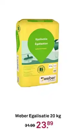 Karwei Weber Egalisatie aanbieding