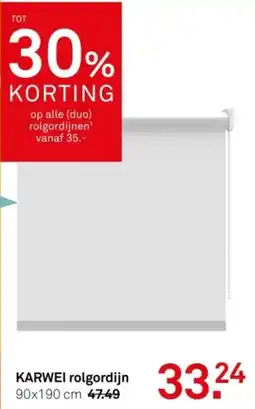Karwei Karwei plisségordijn aanbieding