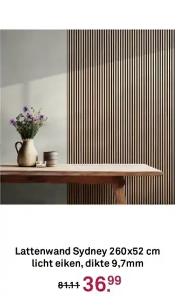 Karwei Lattenwand Sydney aanbieding