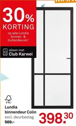 Karwei FSC Lundia binnendeur Colin aanbieding