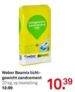 Karwei Weber Beamix lichtgewicht zandcement aanbieding
