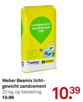 Karwei Weber Beamix lichtgewicht zandcement aanbieding