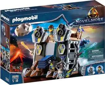 Bol.com PLAYMOBIL Novelmore mobiel katapultfort - 70391 aanbieding