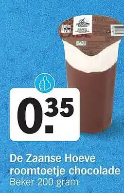 Albert Heijn De Zaanse Hoeve roomtoetje chocolade aanbieding