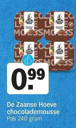 Albert Heijn De Zaanse Hoeve chocolademousse aanbieding