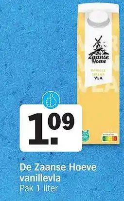 Albert Heijn De Zaanse Hoeve vanillevla aanbieding