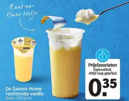 Albert Heijn De Zaanse Hoeve roomtoetje vanille aanbieding