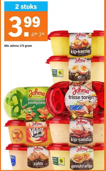 Albert Heijn Alle Johma aanbieding