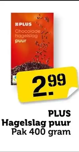 Coop Plus Hagelslag puur aanbieding