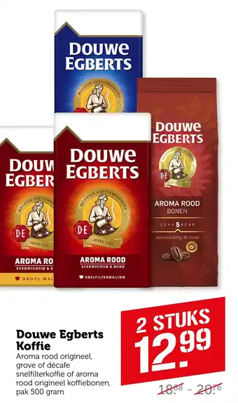Coop Douwe Egberts Koffie aanbieding
