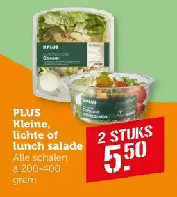 Coop Plus Kleine, lichte of lunch salade aanbieding