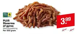 Coop Plus Shoarma of gyros aanbieding