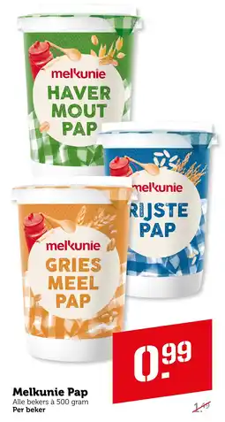Coop Melkunie Pap aanbieding