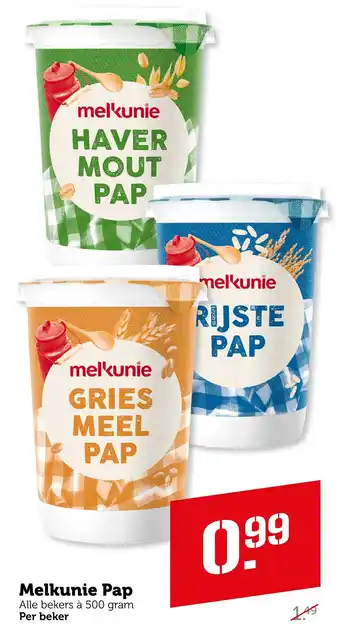 Coop Melkunie Pap aanbieding