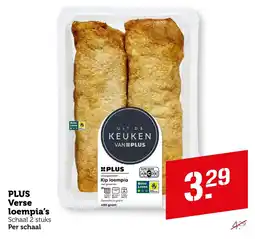 Coop Plus Verse loempia's aanbieding