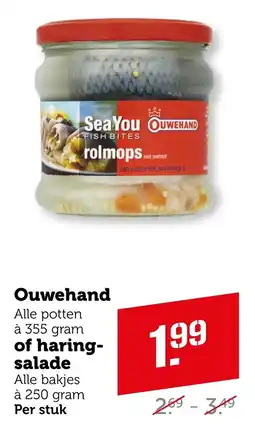 Coop Ouwehand of haringsalade aanbieding