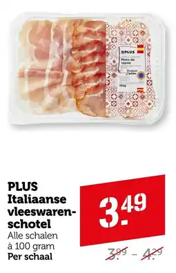 Coop Plus Italiaanse vleeswarenschotel aanbieding