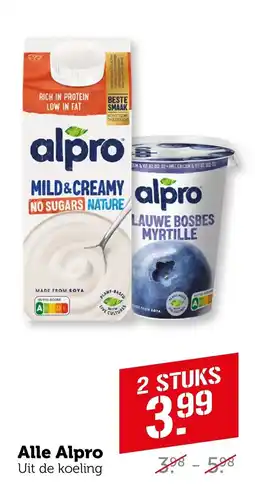 Coop Alle Alpro aanbieding