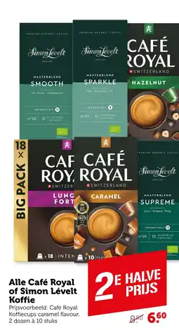 Coop Alle Café Royal of Simon Lévelt Koffie aanbieding