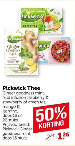 Coop Pickwick Thee aanbieding