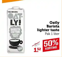 Coop Oatly Barista lighter taste aanbieding