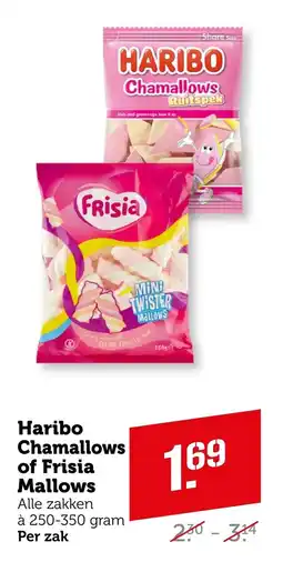 Coop Haribo Chamallows of Frisia Mallows aanbieding