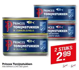 Coop Princes Tonijnstukken aanbieding