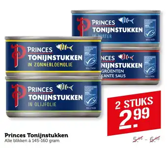 Coop Princes Tonijnstukken aanbieding
