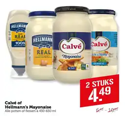 Coop Calvé of Hellmann's Mayonaise aanbieding