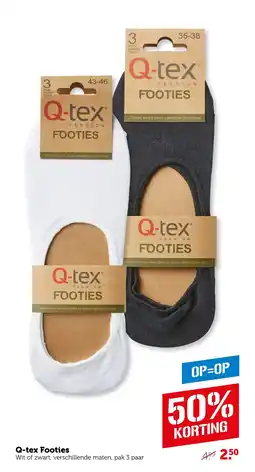 Coop Q-tex Footies aanbieding