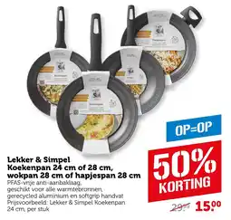 Coop Lekker & Simpel Koekenpan of wokpan of hapjespan aanbieding