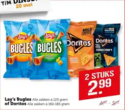 Coop Lay's Bugles of Doritos aanbieding