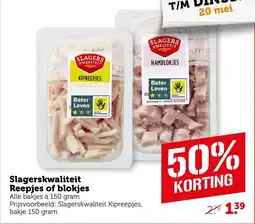 Coop Slagerskwaliteit Reepjes of blokjes aanbieding