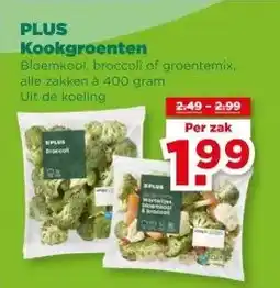 PLUS PLUS Kookgroenten aanbieding