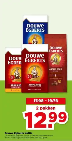 PLUS Douwe Egberts Koffie aanbieding