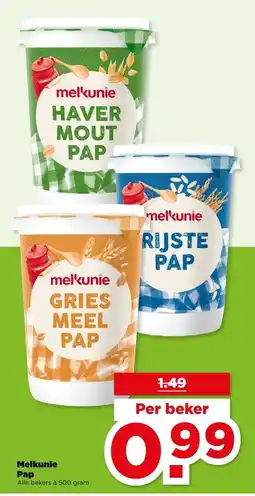 PLUS Melkunie Pap aanbieding