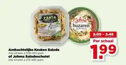 PLUS Ambachtelijke Keuken Salade of Johma Saladeschotel aanbieding