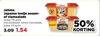PLUS Johma Japanse tonijn sesam- of vlamsalade aanbieding