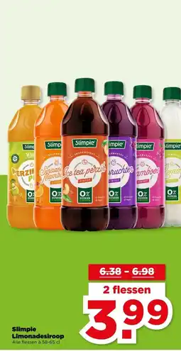 PLUS Slimpie Limonadesiroop aanbieding